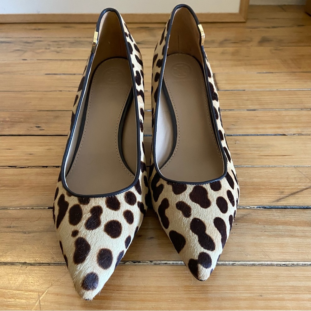 Tory Burch Elizabeth 65mm Pump - Leopard/Coconut - New without Tags